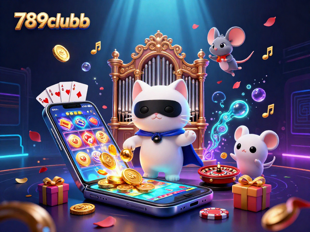 Experience the thrill of 789clubb with vibrant casino characters and dynamic gambling elements.
