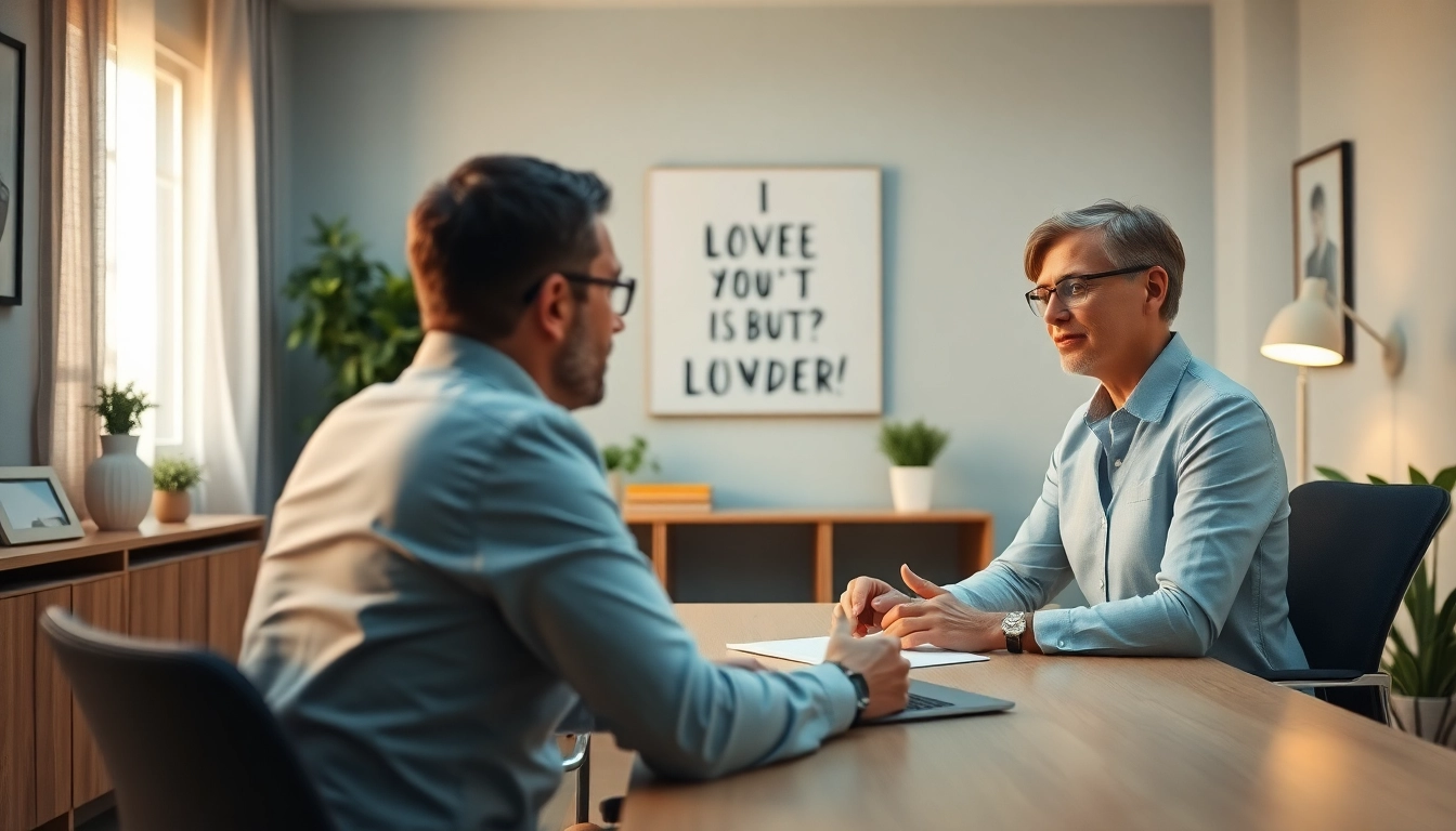 Engaging scene of career coaching with a professional coach helping a client achieve personal growth.