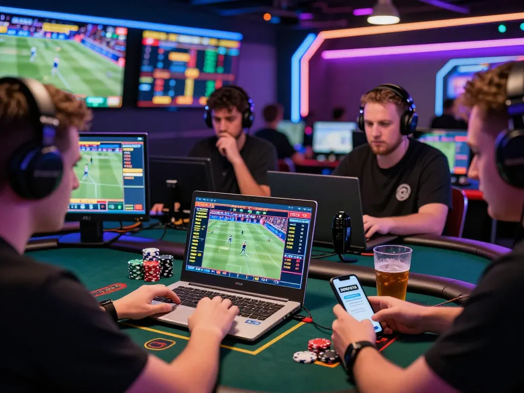Exciting online gambling scene showcasing SBOBET88 live betting experience.