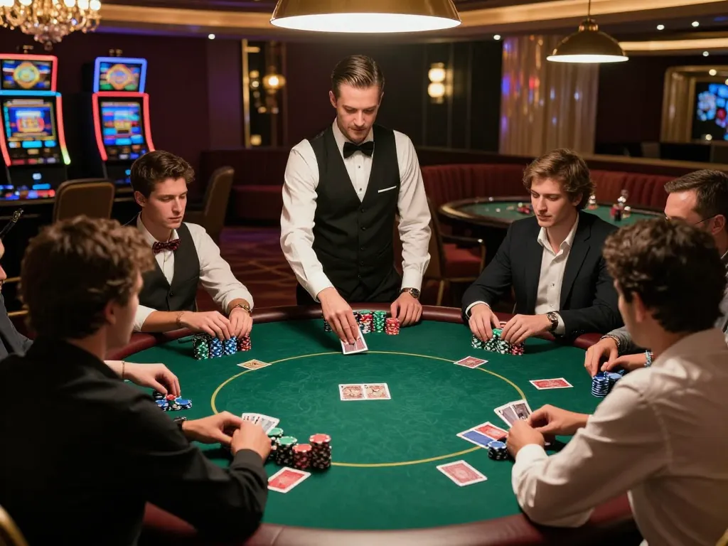Engaged players experiencing a thrilling poker game at LC88, highlighting strategic gameplay.