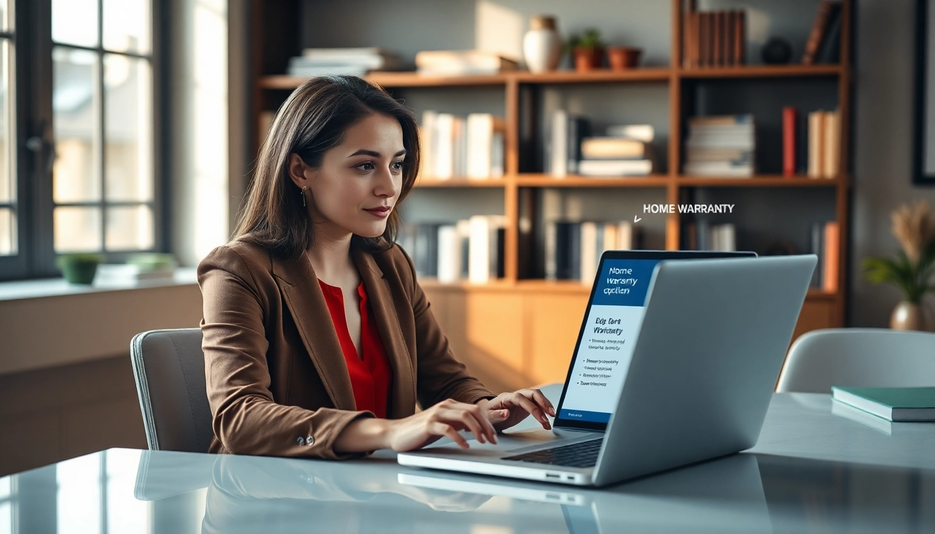 Get a home warranty quote online while consulting a professional for insights.