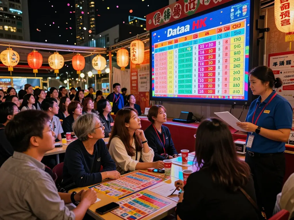 Suasana dinamis para penjudi yang bersemangat di acara lotere Hong Kong memeriksa hasil Data HK.