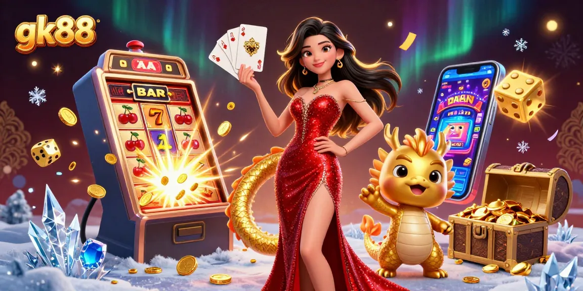 Experience thrilling wins at gk88 with vibrant slot machines and dynamic casino elements.