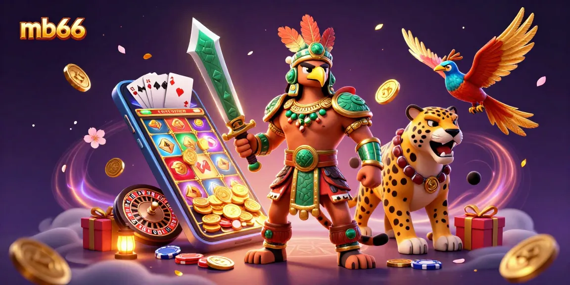 mb66 casino warriors celebrate exciting wins with slots, gaming smartphones, and treasures