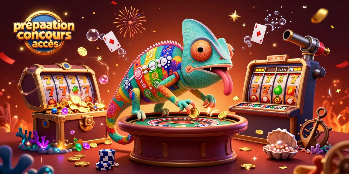 Engage in winning strategies for préparation concours accès with vibrant gaming elements in a lively casino setting.